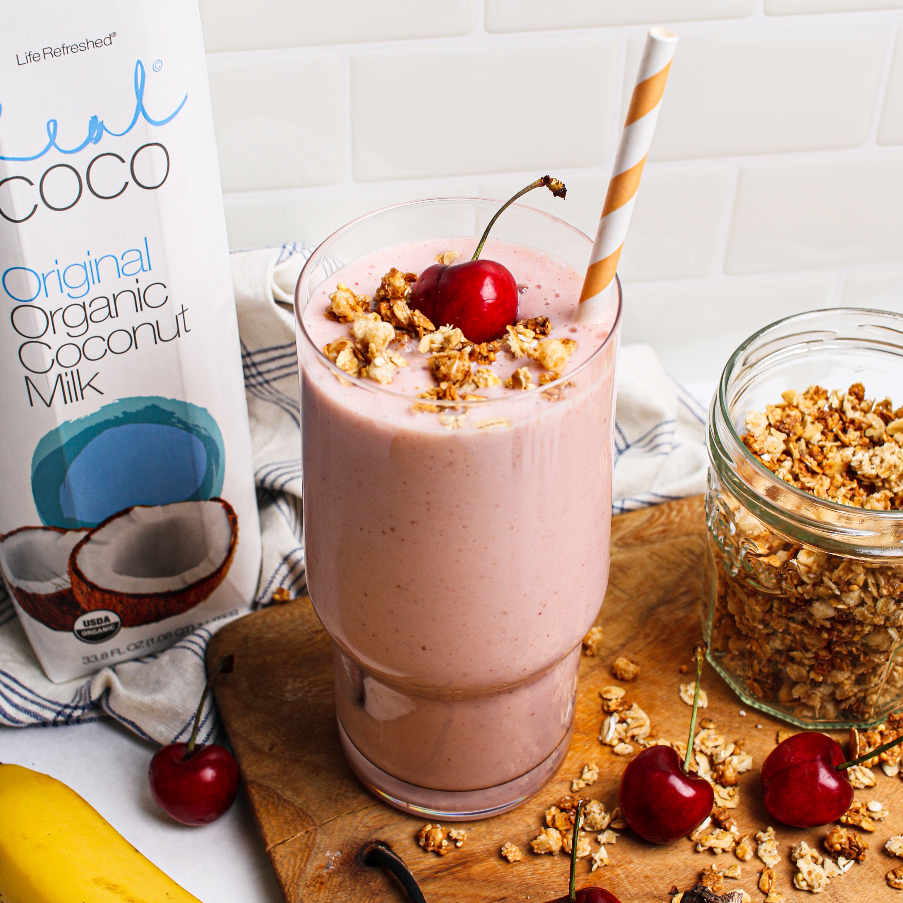 Cherry Pie Smoothie – Life Refreshed Brands - Real Coco