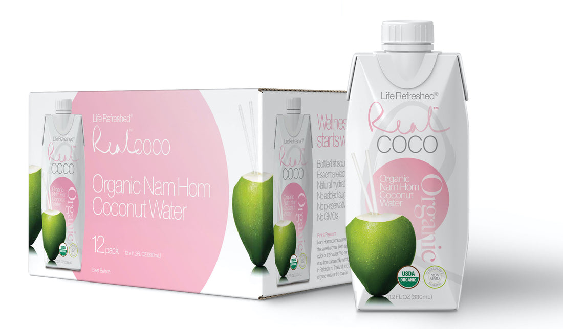Organic Pink Coconut Water (330ML - 12 Pack)