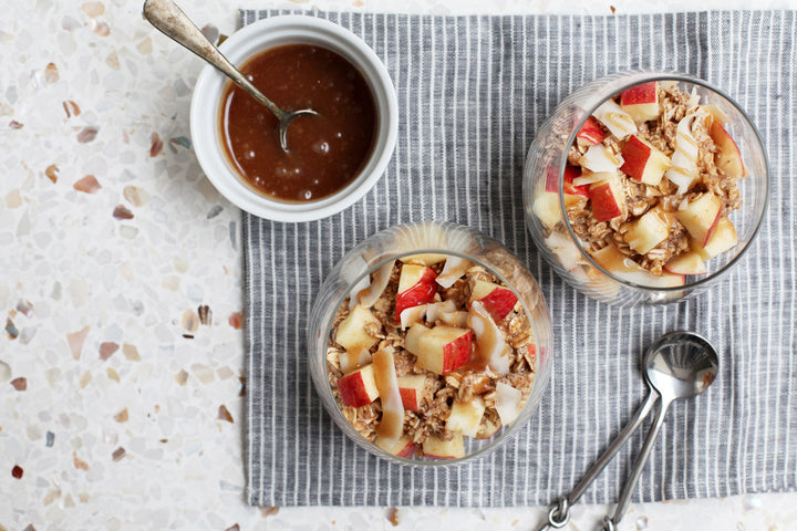 Caramel Apple Overnight Oats