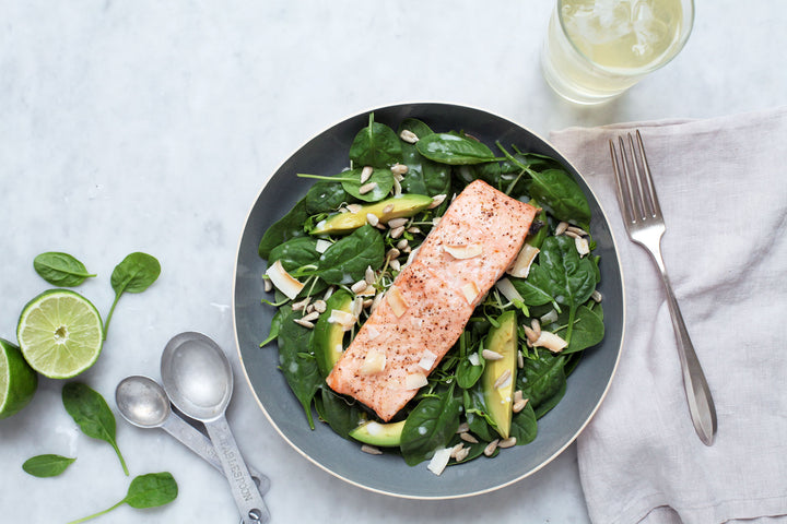Coconut Lime Roasted Salmon