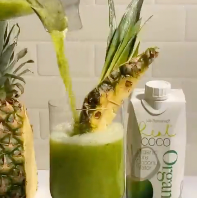 Tropical Pineapple-Cucumber Smoothie