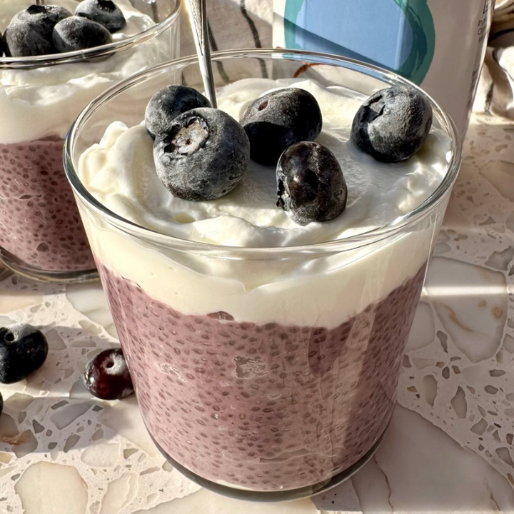 Blue Zone - Purple Sweet Potato Chia Seed Pudding