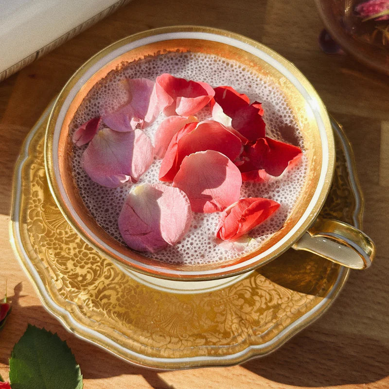 Vanilla Rose Tea Latte – Real Coco