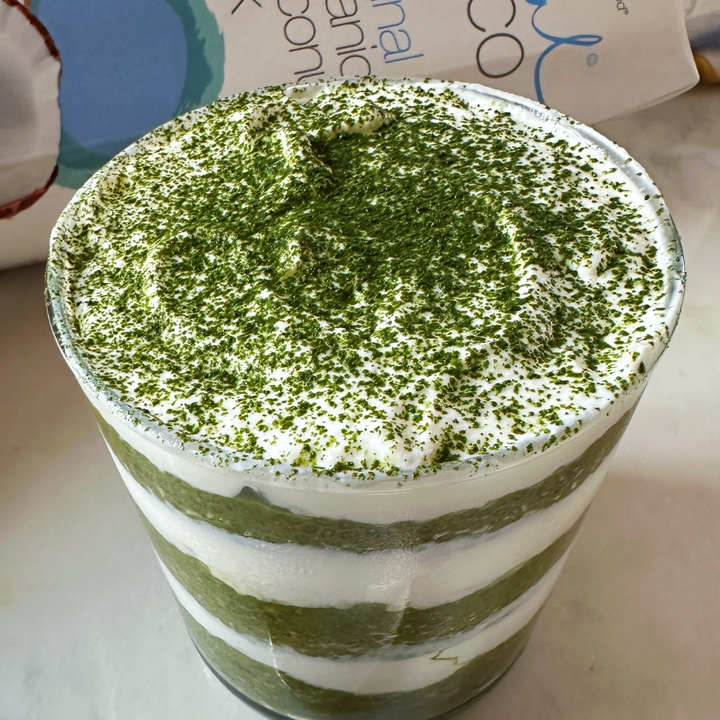 Matcha Tiramisu Chia Pudding