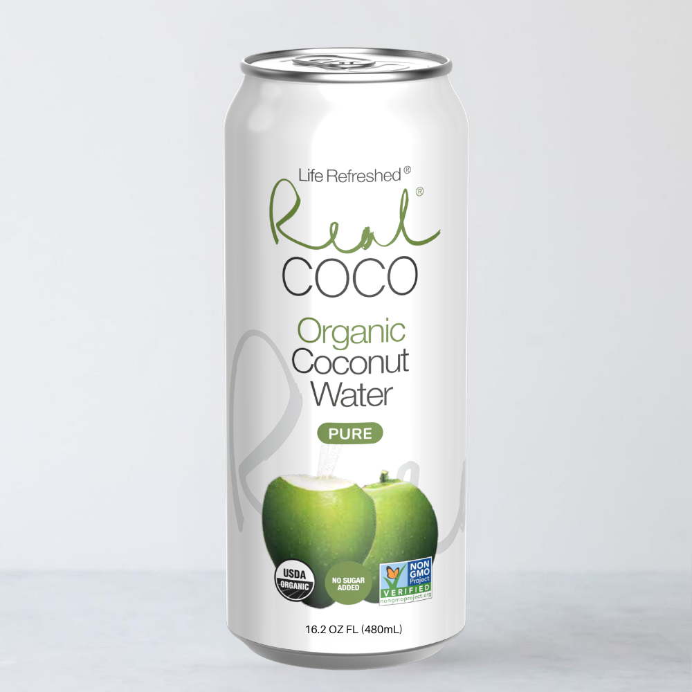 Organic Pure Coconut Water (480mL - 12pk)