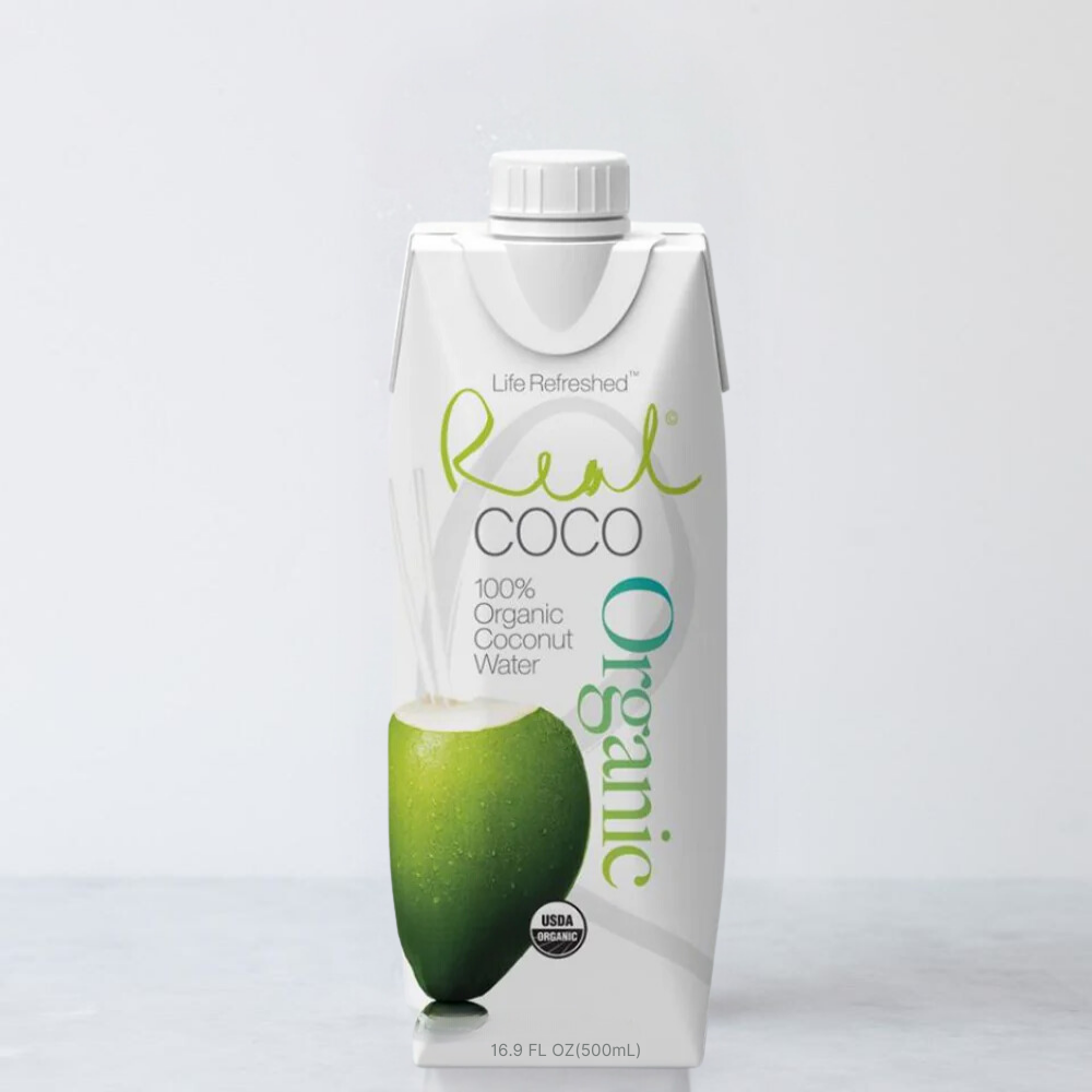 Organic Pure Coconut Water (500ML - 12 Pack) – Real Coco